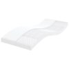 Foam Mattresses 2 pcs White 90x200 cm 7-Zone Hardness 20 ILD