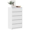 8720845679231_m_en_hd_1.jpg Drawer Cabinet White 60x36x103 cm Engineered Wood