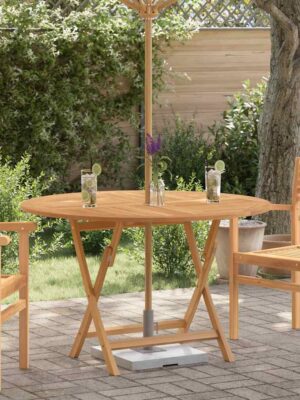 Folding Garden Table A 110x75 cm Solid Wood Teak
