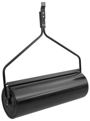 Garden Lawn Roller Push Black 63 L Iron