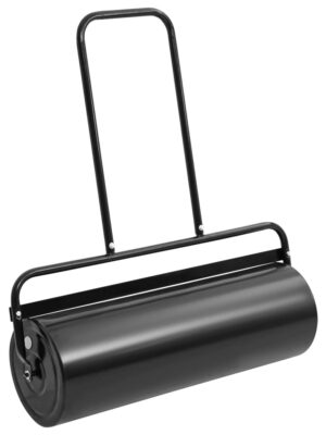 Garden Lawn Roller Push Black 63 L Iron and Steel