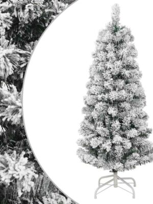 Artificial Hinged Christmas Tree with Flocked Snow 150 cm