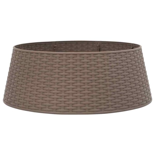 Christmas Tree Skirt Brown A65x23 cm Plastic