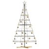Christmas Cone Tree with Stand Black 180 cm Steel